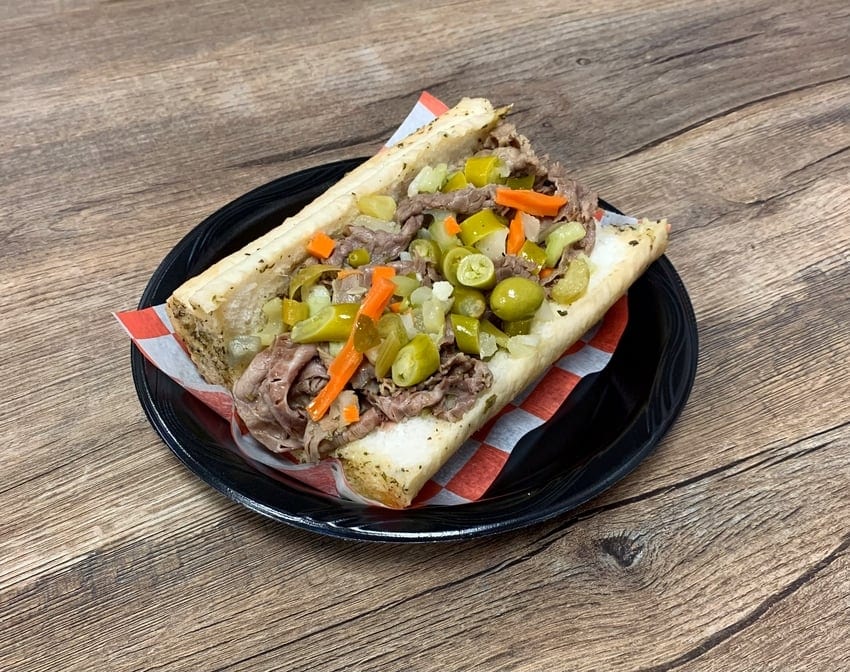 Italian Beef Sandwich.