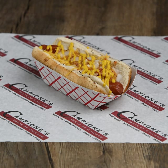 Campione's Chili Dog.