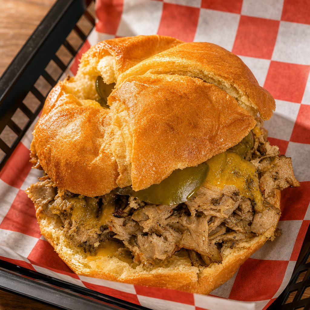 Beef & Cheddar Croissant.
